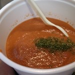 スープ喫茶 bibi - 【2013.7.23　元町夜市にて】ガスパッチョ（トマトの冷製スープ）200円♪