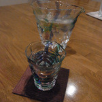 青やぎ - 2013.7)島根の出雲富士が入ったきれいな酒器