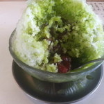 めん吉 - 宇治ミルク金時・・・小豆たっぷり美味いです。