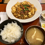湯けむりの里　食事処 - 麻婆豆腐定食（中辛）