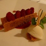 オステリア・エノテカ・ダ・サスィーノ - デザート②ラズベリータルト