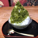 浅草たい焼き工房 求楽 - 【かき氷】朝比奈抹茶