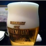 おず smoked和taste - 2013.06より、生ビールがプレミアムモルツに変更