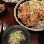 楽串庵 - 唐揚げ定食