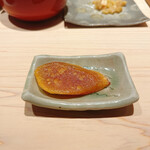 千葉たかおか - 自家製唐墨。チビチビ齧って日本酒を楽しみます。