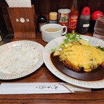 デリス - ハンバーグチーズ焼き　1250円