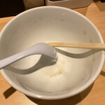 蛤麺しちり - 蛤麺しちり(スープ完飲)