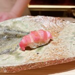 千葉たかおか - 大トロ。蛇腹ですね。舌の上でトロっと消えてしまう。