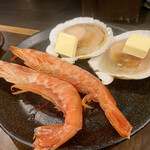 新山口ホルモン　おいで屋 - エビ、ホタテ