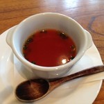 Hinatazaka Juju - ランチのトマトスープ
