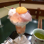 甘味処 彦いち - さくらパフェ