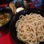 ごんべえ - つけ麺・冷盛り　並(250g)　トッピングの玉子・もやし・メンマは別皿での配膳　￥780
