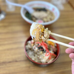 みやご食堂 - つゆだく気味で美味しい。