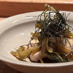 とり茶太郎 - ホロホロ鳥胸と葉わさび