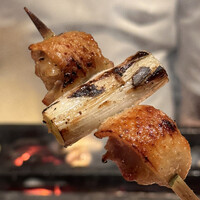 とり茶太郎 - 比内地鶏と山形地鶏のねぎま