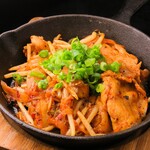 Teppan pork kimchi