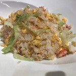 里弄 - カニ炒飯（紅ズワイ蟹の身入り）