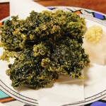 居酒屋 なかひら - 青さの天ぷら