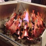 Fukuyoshi - 吉次を囲炉裏で焼く妙技
