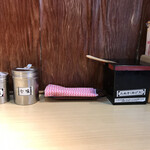 そばの神田東一屋 - コンディメンツ。