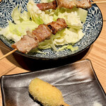 Yakitori No Hachibei - えんどう豆の串揚げ