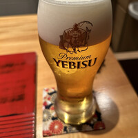 おおたに - 生ビールで乾杯‼️