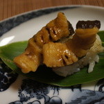 千松しま - ホヤの一口握り