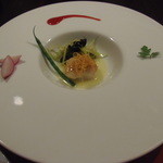 望楼NOGUCHI函館 - 津軽海峡産舌平目のムニエル　野菜ソースと共に