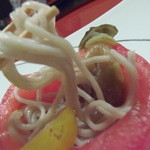 望楼NOGUCHI函館 - 砂原町冷しポテト麺　平取トマト醤油の旨つゆを添えて