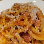 Osteria Lupo - ◇本日のパスタ 　〇新タマネギと庄内豚ベーコンのアマトリチャーナ