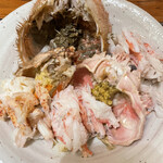 まつや - トゲグリ蟹、毛蟹、確かズワイ蟹