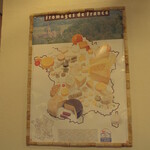 ビストロ プロスペレ アンサンブル - チーズ地図