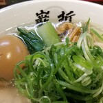ラーメン巌哲 - 肉塩＋玉子＋海苔