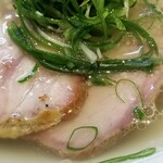 ラーメン巌哲 - 肉塩＋玉子＋海苔