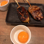 Yakitori No Oogiya - 卵黄付きつくね