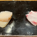 鮨 まつうら - この帆立がとんでもない大きさで