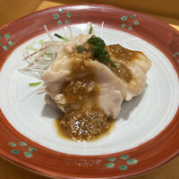 のどぐろ割烹 一心 別邸 - 先付:よだれ鶏