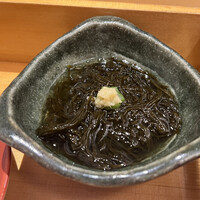 のどぐろ割烹 一心 別邸 - 先付:もずく酢