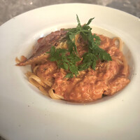 マーサーブランチ テラスハウス - 渡り蟹のトマトクリームパスタ