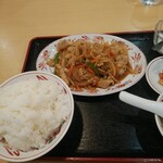 聚香楼 - 豚生姜焼き定食ご飯大盛り