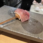 串揚げ 依知川 - 生ハムとチーズ