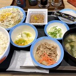 Matsuya - 牛小鉢朝定食(納豆)