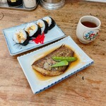 Shimizu Shokudou - 巻き寿司と煮魚