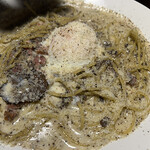 Bacchusのさら. - 黒トリュフのカルボナーラ