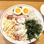 コトノハ - 汁なし泡燕三条・煮干しエスプーマ(〆飯付き)
