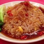 三国志 - フカヒレあんかけ炒飯