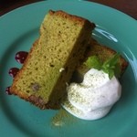 ヒツジ堂 - 抹茶ケーキ
