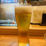 お料理 たやま - ◎生ビールで乾杯！
