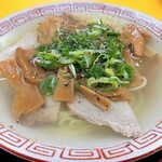 大阪高井田式中華そば 麺屋 7.5Ｈｚ - 特製塩そば 並　しなちく大盛り 