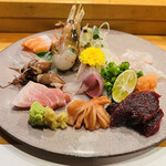 お料理 たやま - ◎新鮮な刺身の盛り合わせ